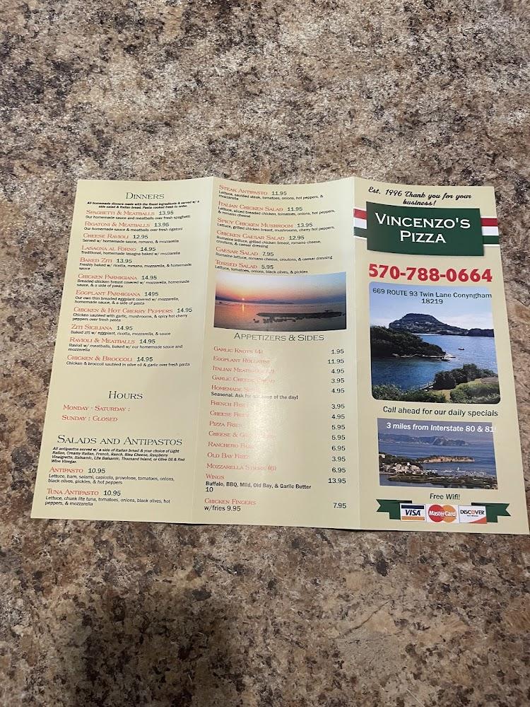 Vincenzo's Pizza Menu image 4